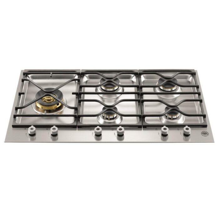Cooktop - Bertazzoni 90CM 5 Q Dual Flame Lateral INOX 220V