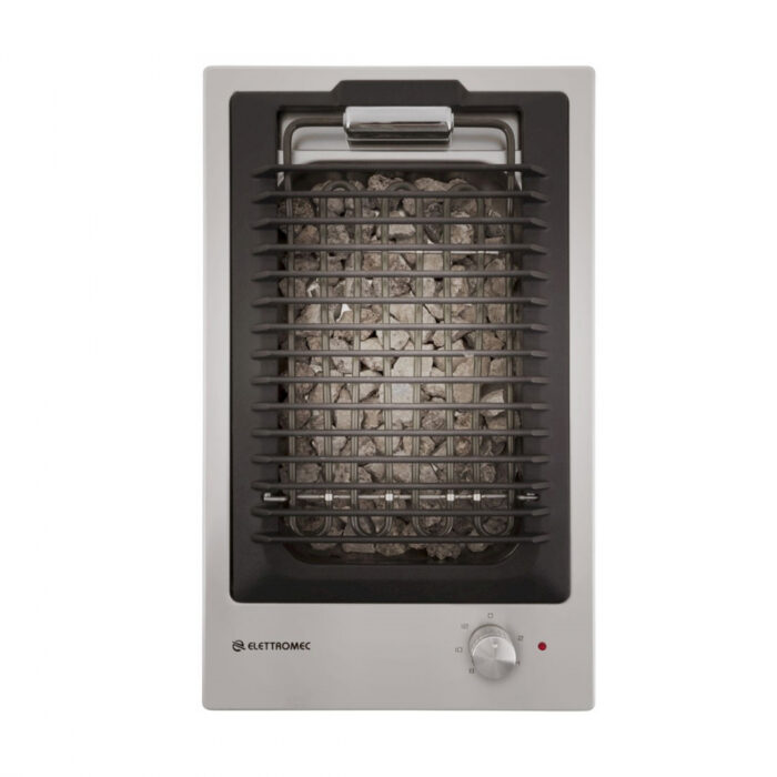 Cooktop Dominó Quadratto Barbecue Elétrico Inox 30cm 220V