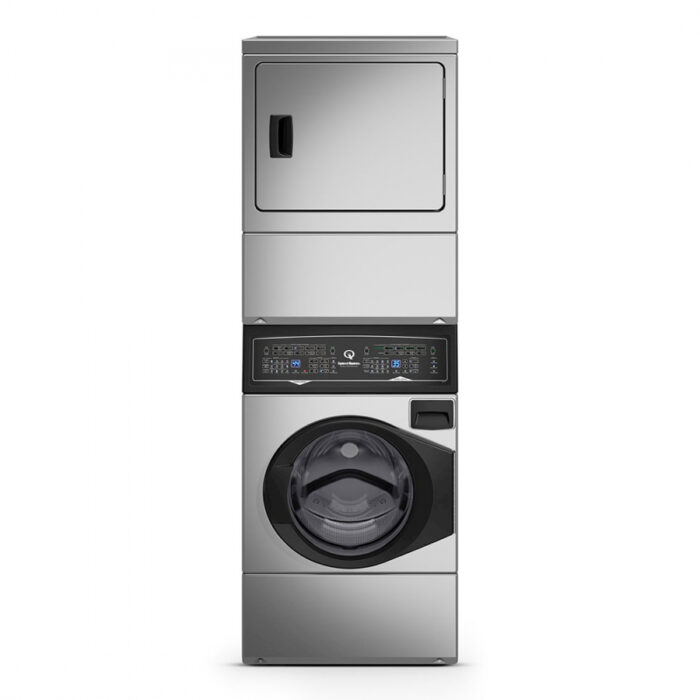 Lavadora e Secadora à Gás de Roupas Speed Queen 10,5 Kg Inox ATGE9A